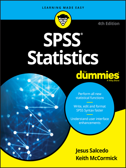 Cover image for SPSS Statistics For Dummies